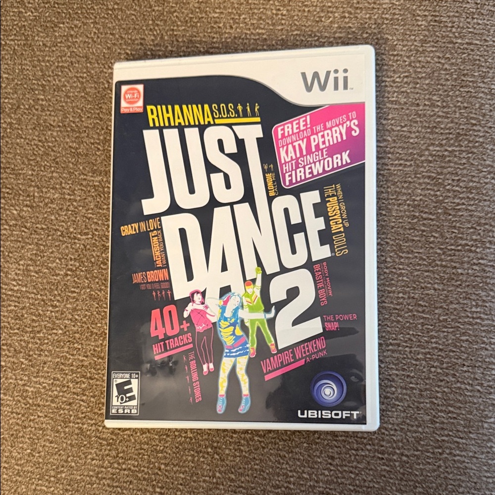 Just Dance 2 for Wii - Black and White